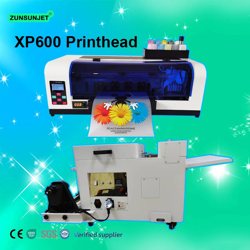 XP600 A3 A3+ 30CM 33cm Desktop Dtf Pet Film Dryer Powder Direct to Semi-automatic Compact Digital Inkjet Printers
