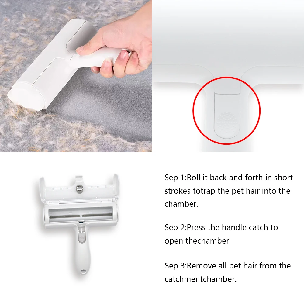Dog fur lint roller cat brush removal roller pet hair remover
