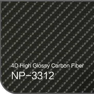 NICK Wrap Vinyl 4D High Glossy Carbon Fiber Vinyl Film 1.52*18m Fast shipping in stock now