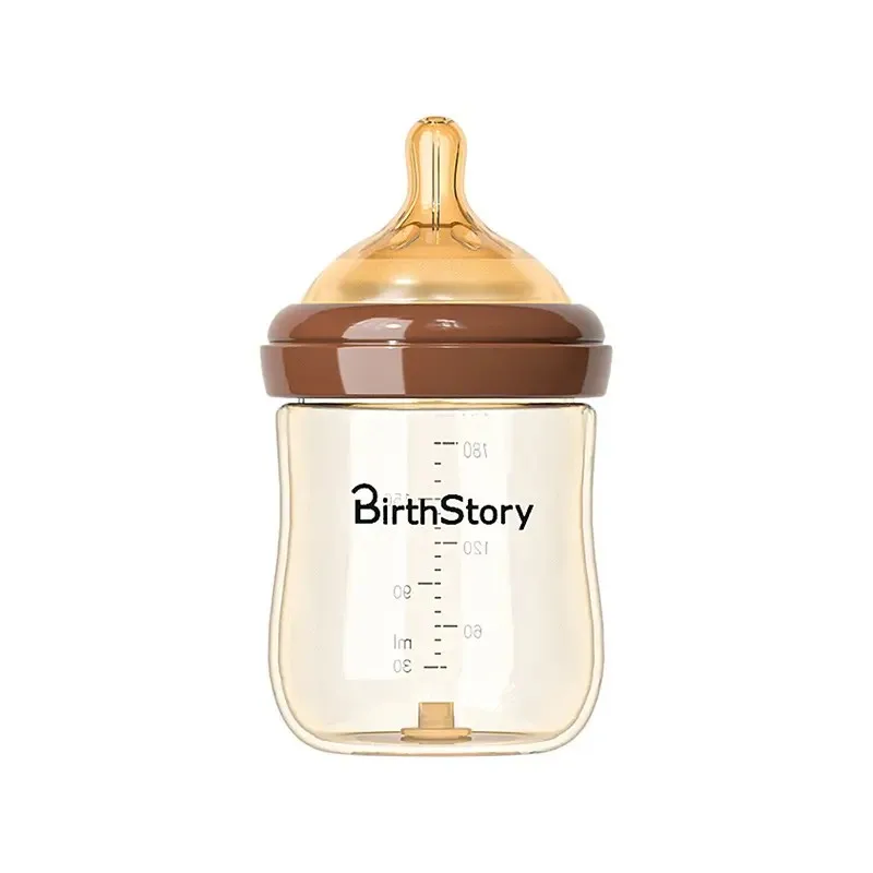 PPSU 180ml/240ml Silicone Baby Milk Bottles Baby Feeding Bottle Newborn Baby Standard Milk Bottle wholesale