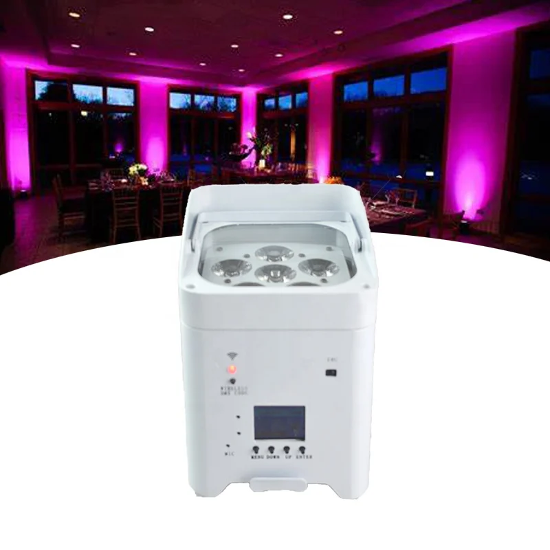 Freedom PAR WiFi IR Remote Wireless Disco LED PAR Battery Uplighs wireless uplight smart DJ S6 battery powered wireless dmx led