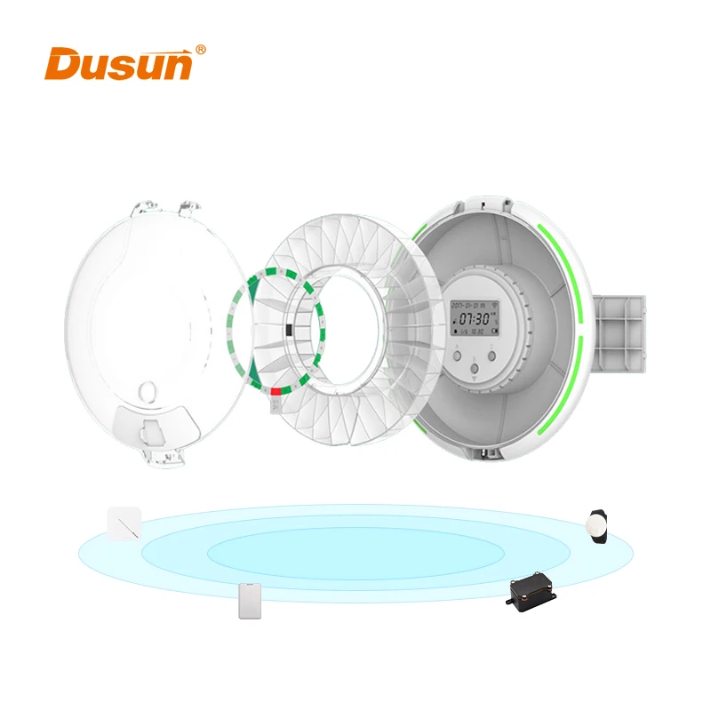 Dusun удаленный мониторинг пациента IoT-решения умное напоминание Портативная сигнализация умный контейнер для таблеток RPM через Bluetooth-шлюз