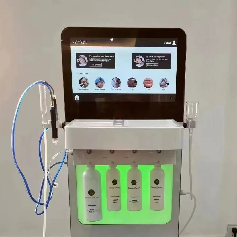 Professional oxygen facial machine microdermabrasion hydrod facial machine for Skin Rejuvenation