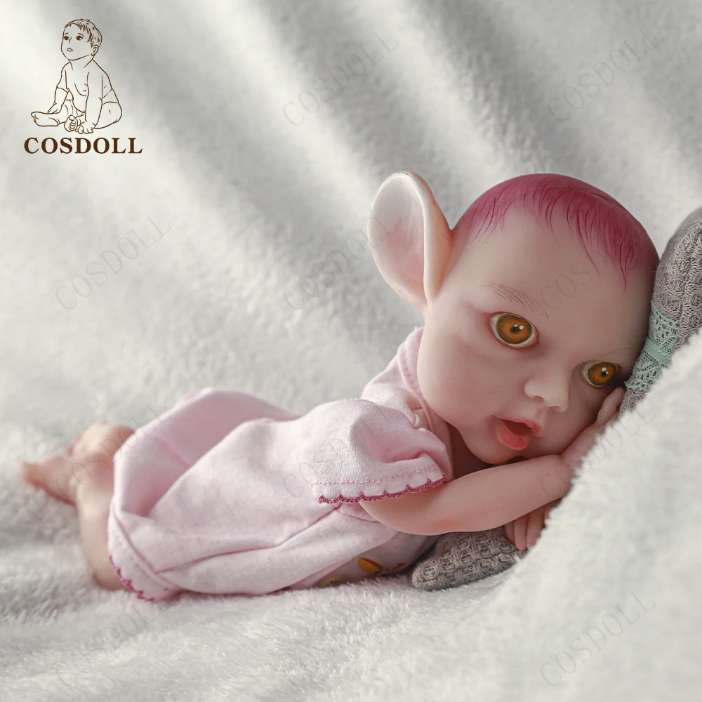 COSDOLL Solid silicone Elf baby doll reborn baby doll Platinum Newborn Baby Dolls