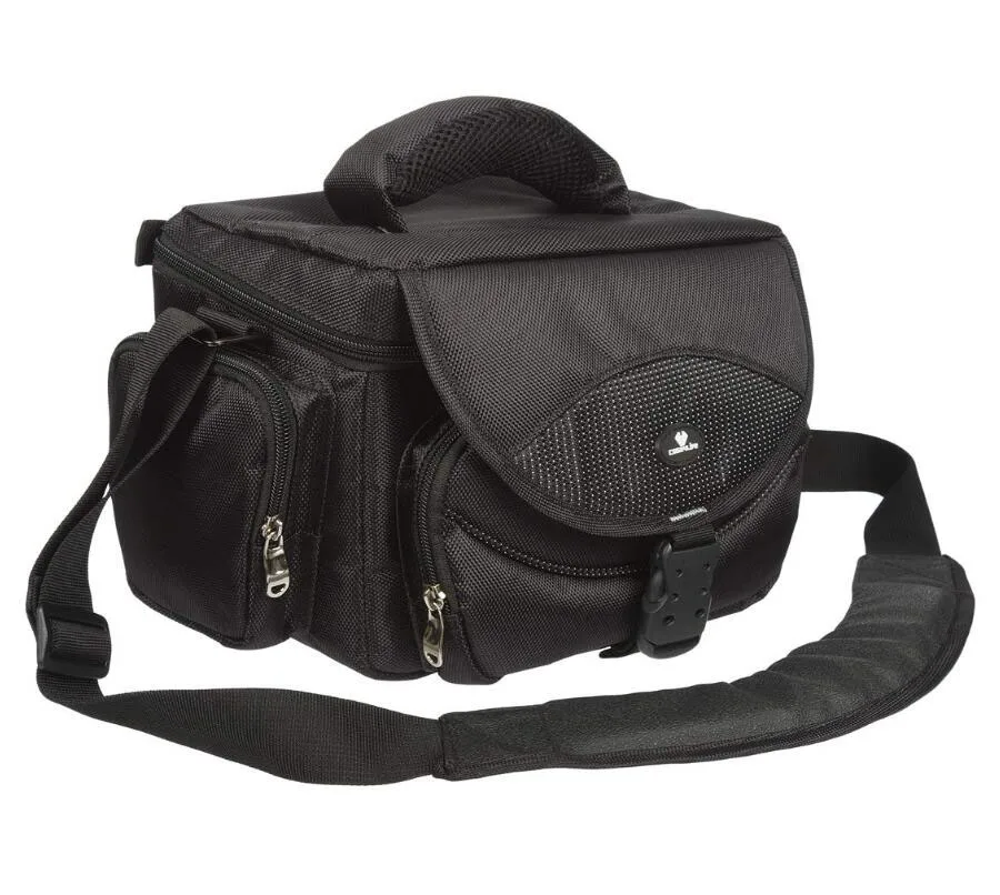 Large Pro Range SLR Camera Shoulder Bag Case + Rain cover for Camera Lumix DMC