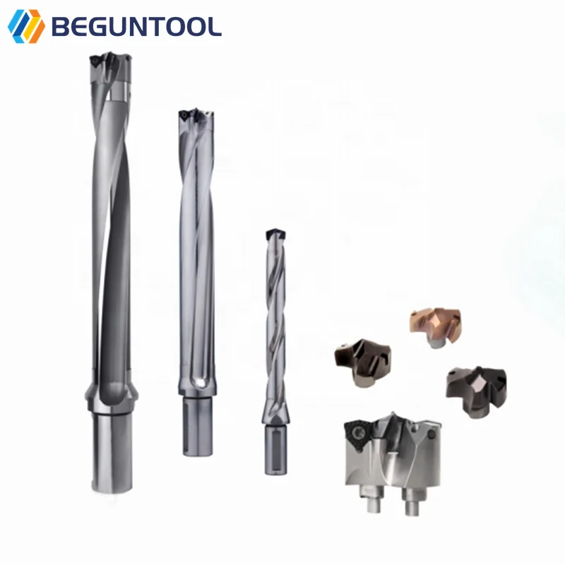 good quality carbide drill bits set indexable drilling heads
