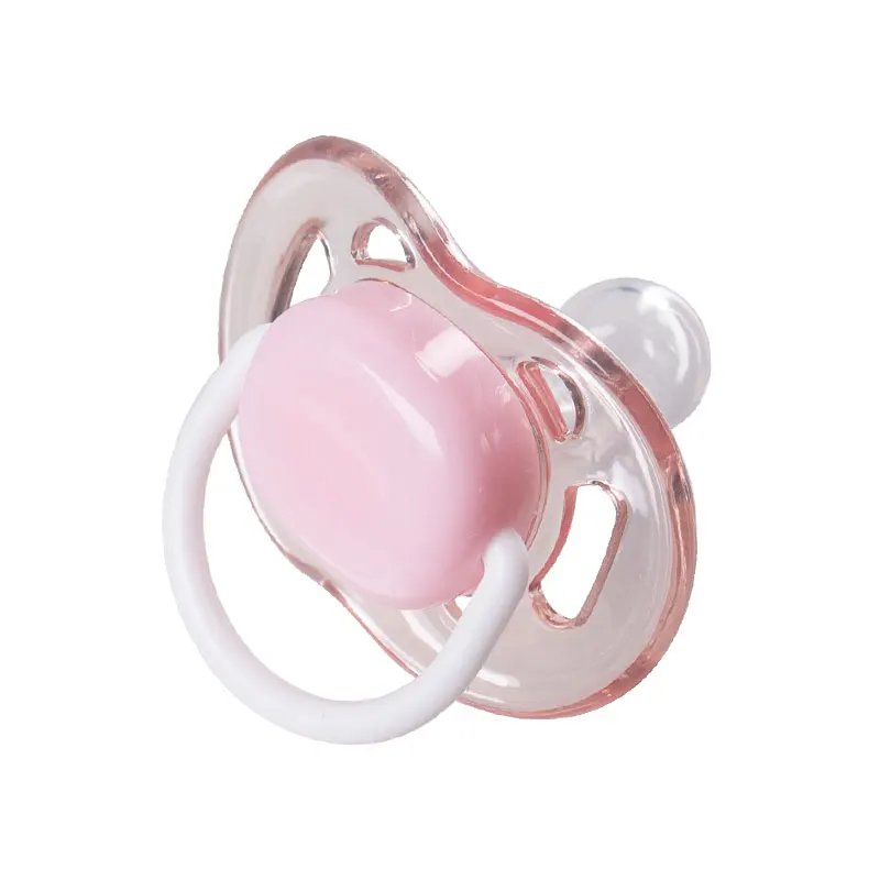 Top sales Chinese factory hot sales transparent dust-proof baby pacifier 0-6 month BPA Free PP silicone colorful Nipple baby