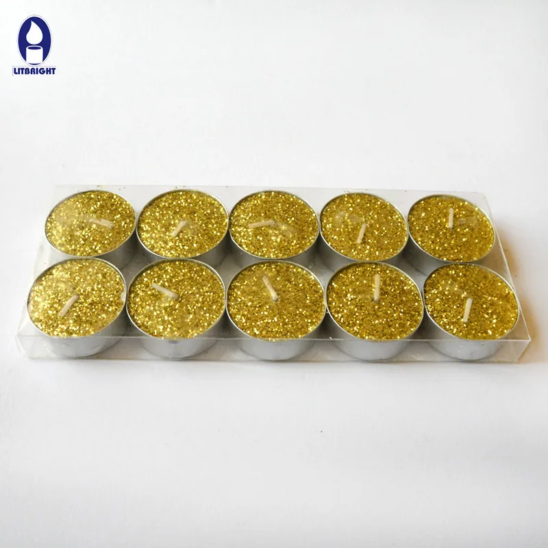 Glitter powder Tealight long burning time 4H