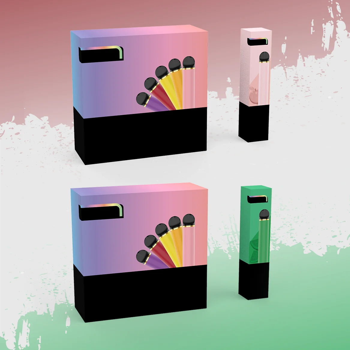
High quality vape Gift box E-cigarette vape cartridg box disposable packag 