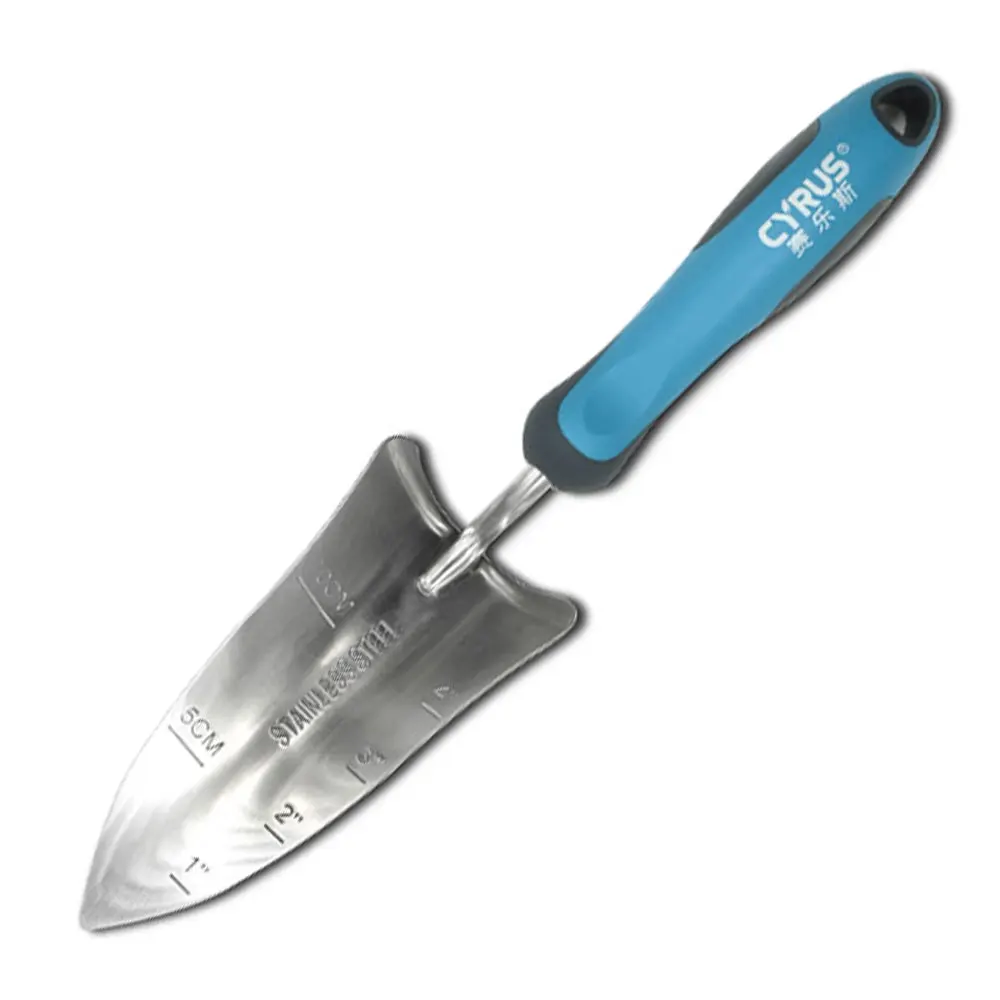 China Professional Manufacturer High Quality Stainless Steel Gardening Tools Set Trowel, Transplanter & Cultivator