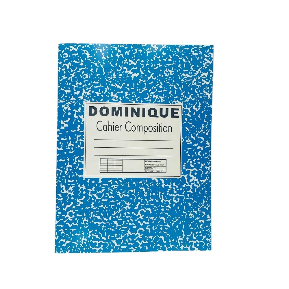 Лучшая цена DOMINIQUE 72 листа тетрадь для упражнений Cahier Composition book