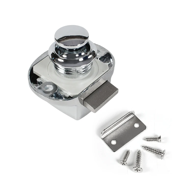 HEYRV-Высокое качество ABS + цинковый сплав хромированный цвет 20 шт./кор. караван автодом кнопочные замки для шкафа