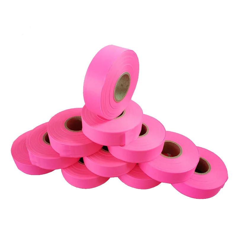 Custom logo glow in dark letters fluorescent tie laser pe pvc warning tape