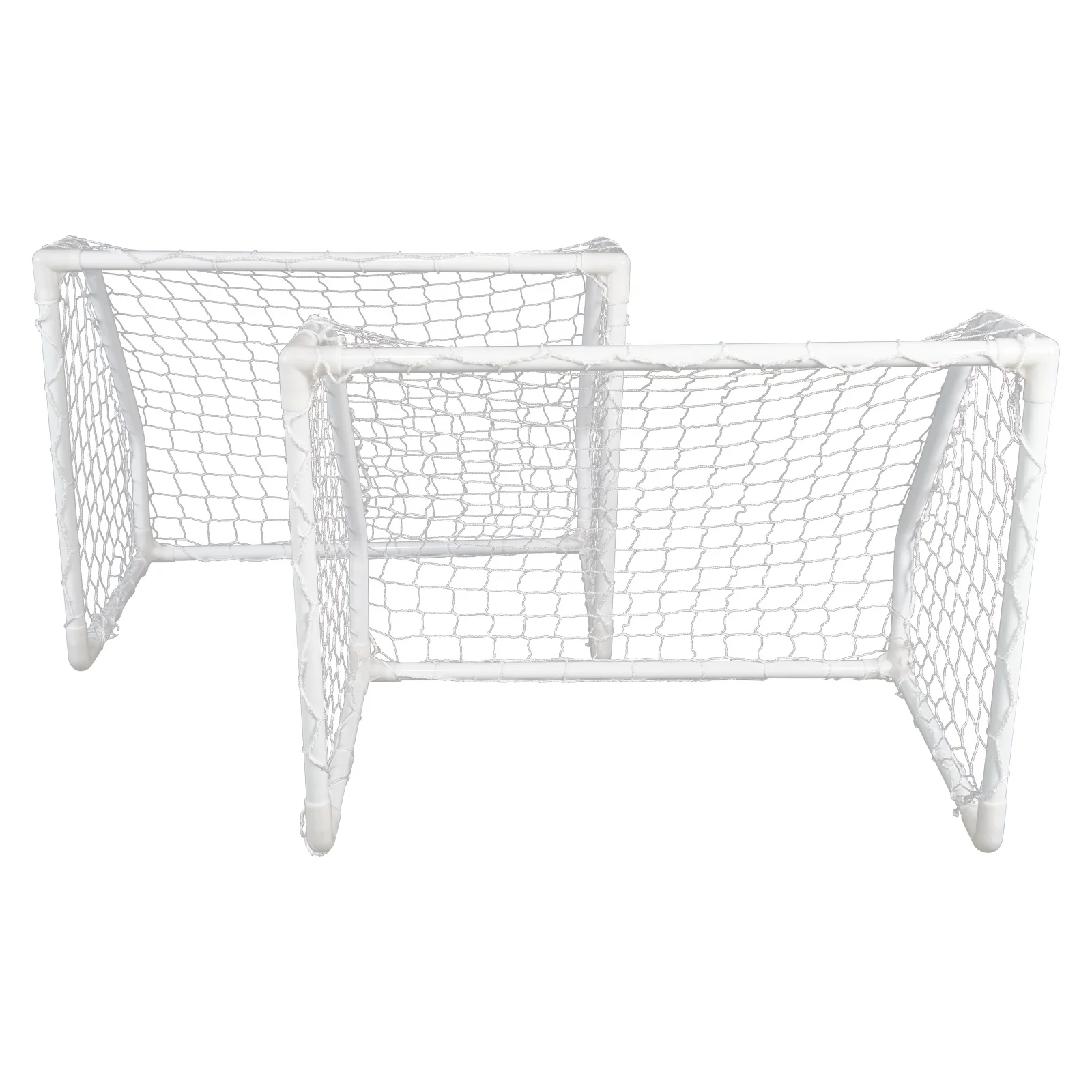 High Quality Portable Metal Twin Soccer Goal Set 64x50x35CM for Kids Training in Garden or Home Soccer Goal Set