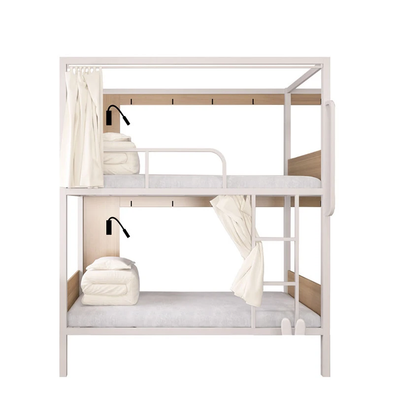 Durable Steel Bunk Bed Metal Bunk Bed Ideal for Apartments Student Dormitories Premium Quality for Long Lasting Use