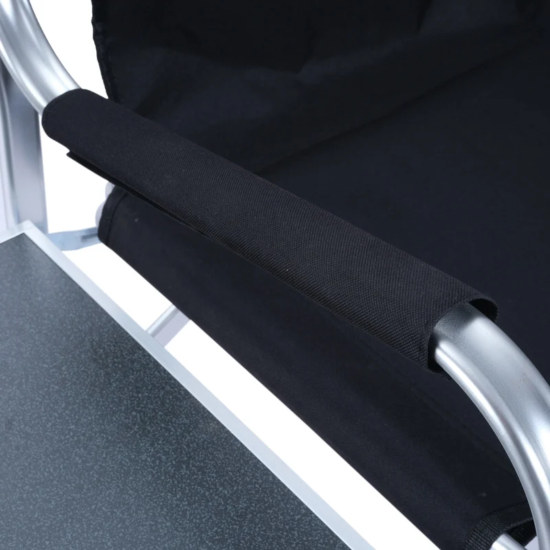 Wholesale custom folding director chair foldable portable camping chair fishing chair with table and magazine bag