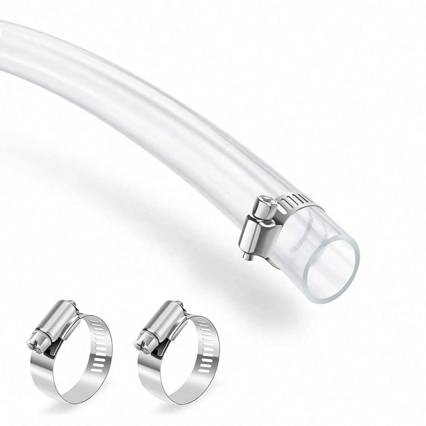 Wholesale Price factory direct supply transparent plastic tube PVC duct spring wire hose