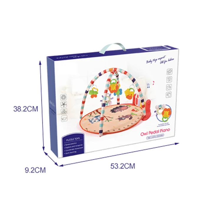 Educational Baby Play Mat Kids Carpets Music Rack Play Mat Puzzle Carpet Piano Keyboard Infant Playmat Gym