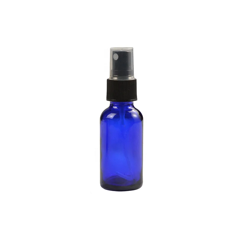 Free Sample Factory Price 5ml-100ml Frosted Round Transparent Brown Essential Oil Spray Bottle