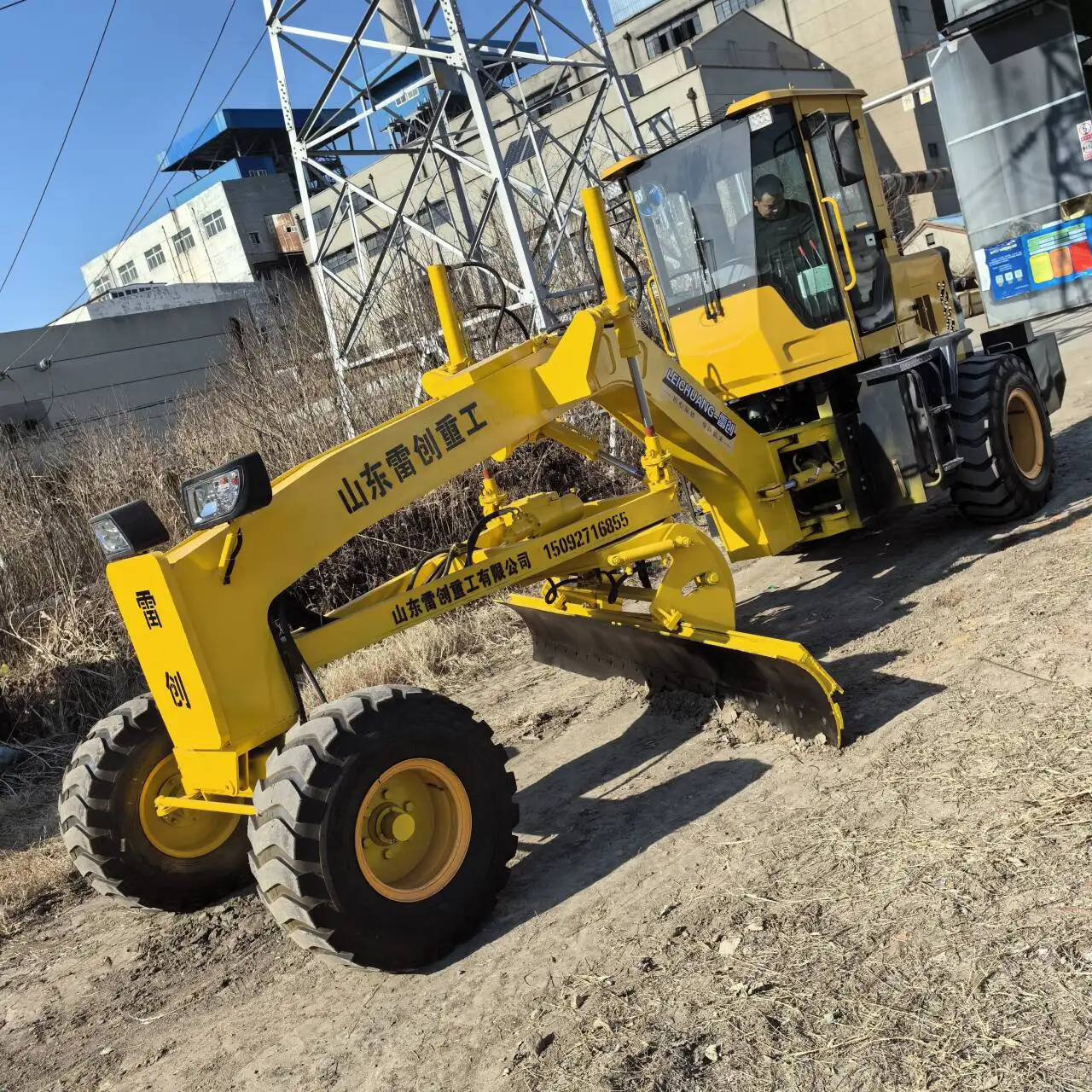Construction Machinery Utility Ride-On Grader Heavy Equipment new  5T Grader With Low Price