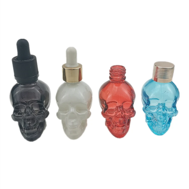 Multi-function empty aliens dropper essential oil bottle perfume liquor container with cap