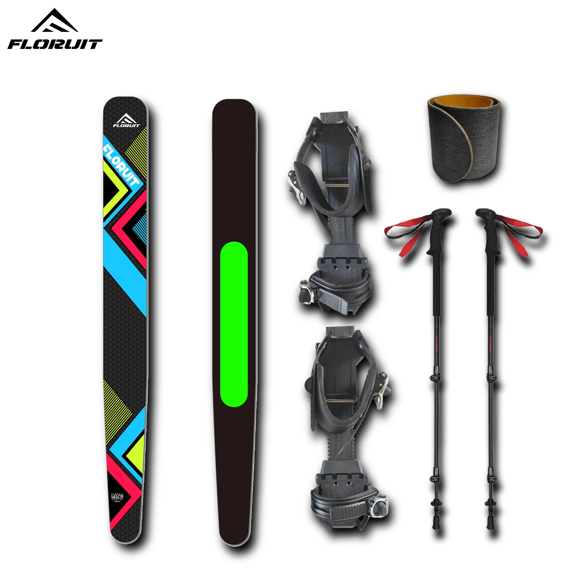 FLORUIT   Customized ski  alpine ski manufacturer china High quality OEM  Wide backcounty skis