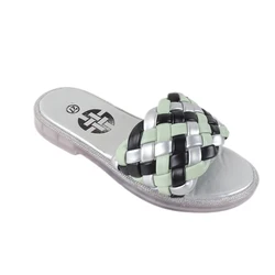 2022 New Design Slippers Ladies Beach Shoes Outdoor Flat Slides Shoes Summer Flats Sandals for Women