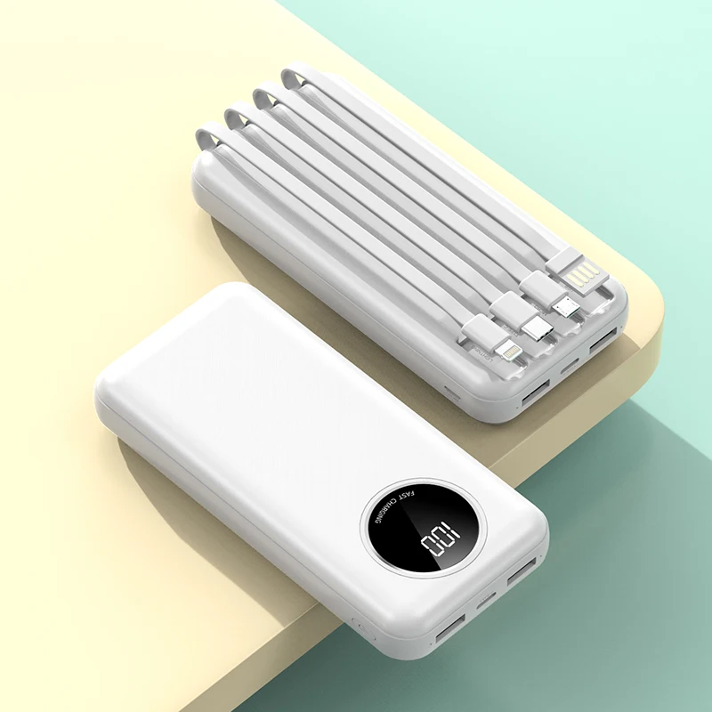 factory selling LED colorful light anker power bank keychain power bank pd power bank