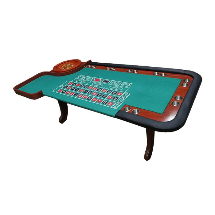 
casino professional roulette table with sold wood roulette 