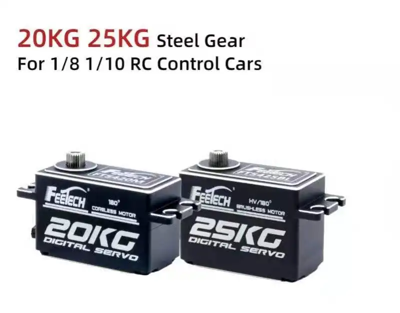 Factory Sale Digital Servo Low Profile 8.4V 20kg Coreless HV 1/8 RC Car Plane Traxxa S/HPI Racing Kyosho Tamiya Model SCX10