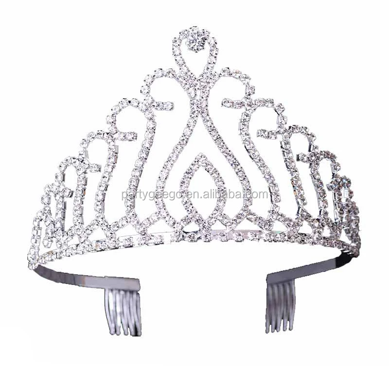 new coming high quality bride wedding princess mental crown decor tiaras girls