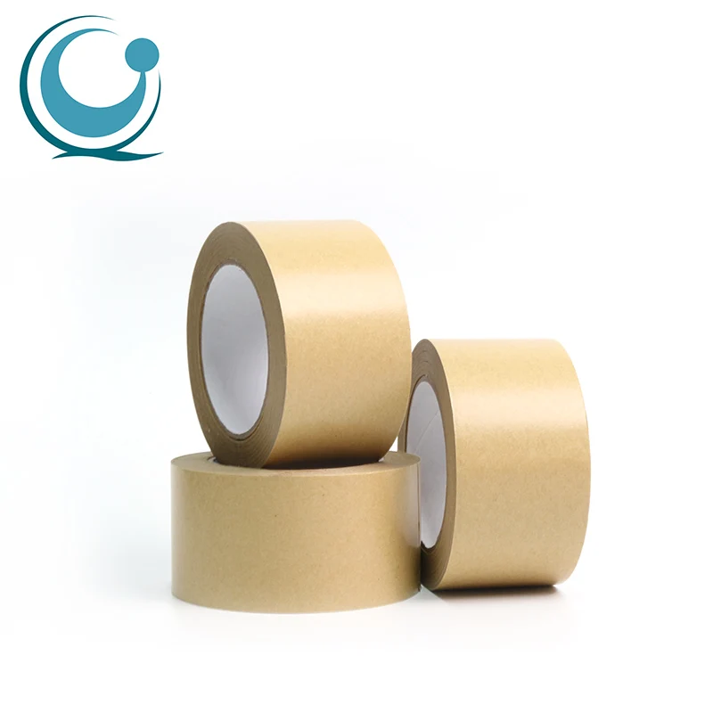 Brown Paper Carton Sealing Gummed Kraft Print Tape