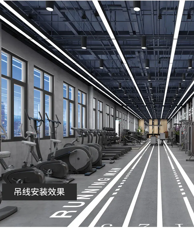 Aluminium Profile LED Linear Light with Sensor 3-Year Warranty ROHS Certified for Office Parking Lot Hotel Use