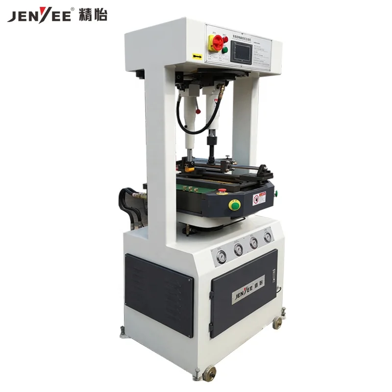 
JY-989D one station Footwear making machine leather and sports shoes sole pressing machine 