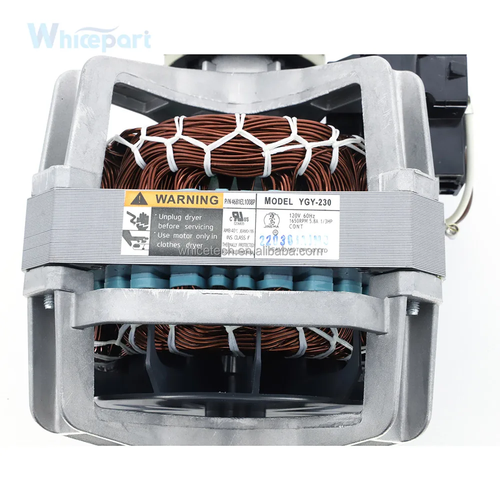 5.8A 1/3HP 4681EL1008P  Clothes Dryer Drive Motor Assembly 120V 60HZ 1650RPM  for LG  Clothes Dryer Machine parts