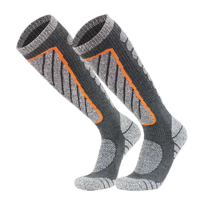 Wholesale High Quality Adult Unisex Outdoor Sweat Absorption Cotton Winter Snow Mountaineering Long Tube Sports Ski Socks