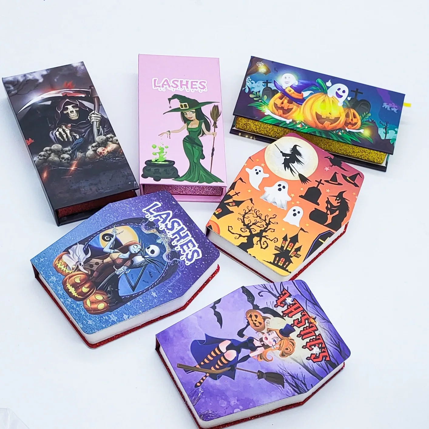 festival coffin eyelash box inside full strip mink lashes USA free shipping