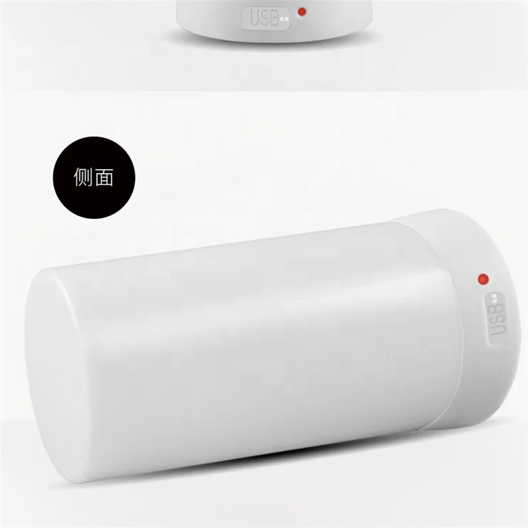 
2019 New Creative Night Light Cross-border Desk Lamp LED Portable Magnet Version Bar Table Lamp USB Smart Night Flame Light 