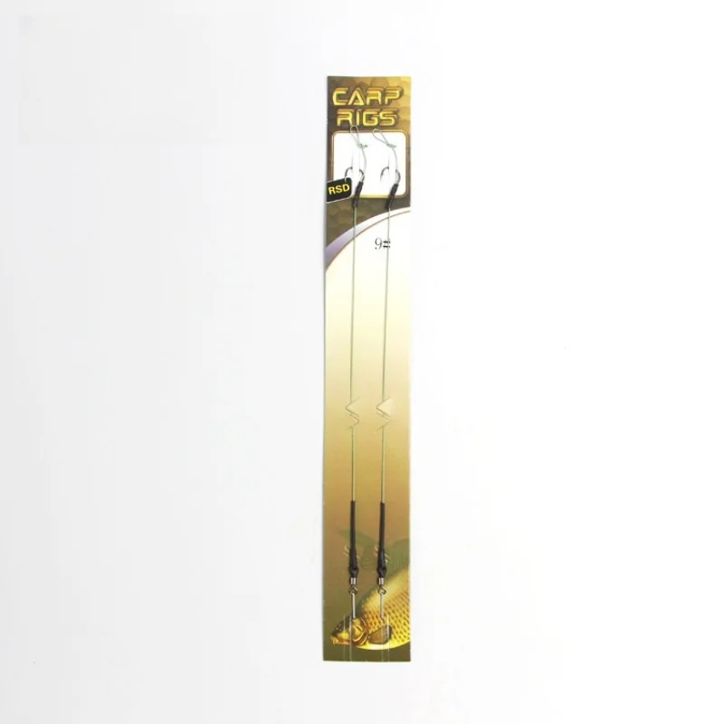 China Supplier Fishing Tackle Gear Carp Fishing Hair Rigs Carp Hook Line With Stopper Rigs