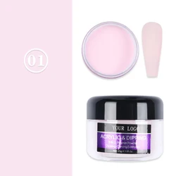 Acrylic Powder Set for Nail Art 30 Colors Professional Polymer Dip-Powder-Nail-Kit for Home Salon Dipping Nail Manicure