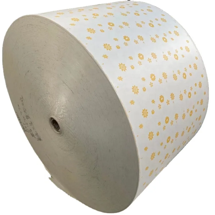 High quality disposable tissue paper jumbo roll pe coated paper roll