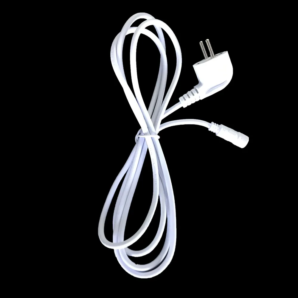 Ac220V Europe plug cords with waterproof female connector with 2 meters length 220V extension cable