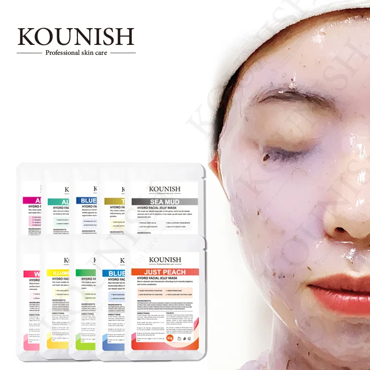 Beauty Vegen Natural Lavender Skin Care Masks Korean Skincare Facial Hydrojelly Powder Jelly Mask