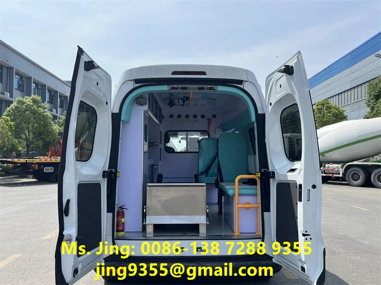 2024 Hot Selling Mobile Medical Ambulance Electric Ambulance Vehicle For Sale in Dubai