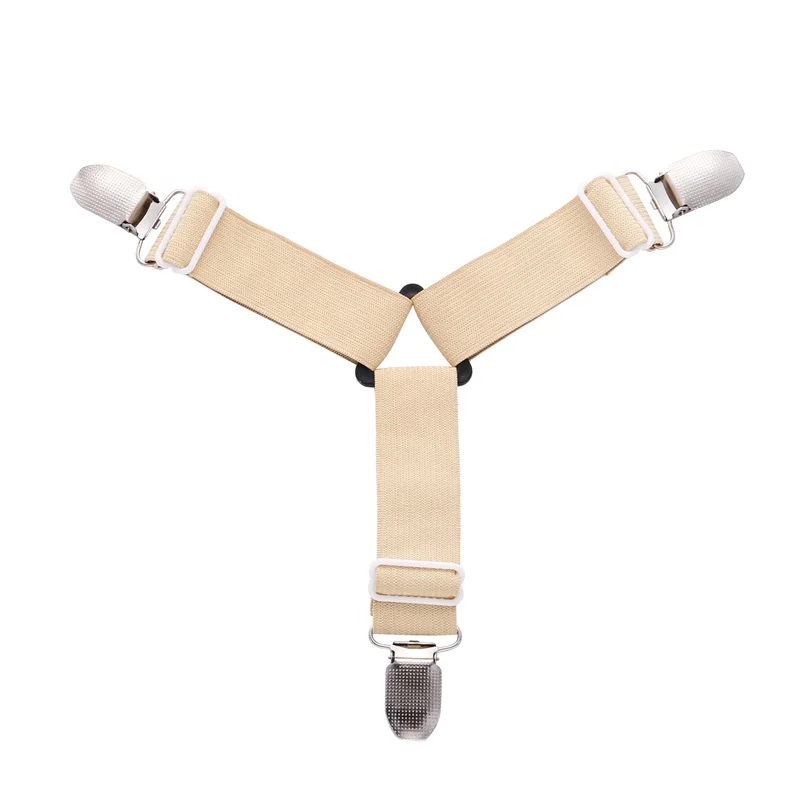 Wholesale 4pcs Adjustable Triangle Bed Mattress Sheet Holder Straps Clips Gripper Fastener  For Bed Sheets Mattress Covers