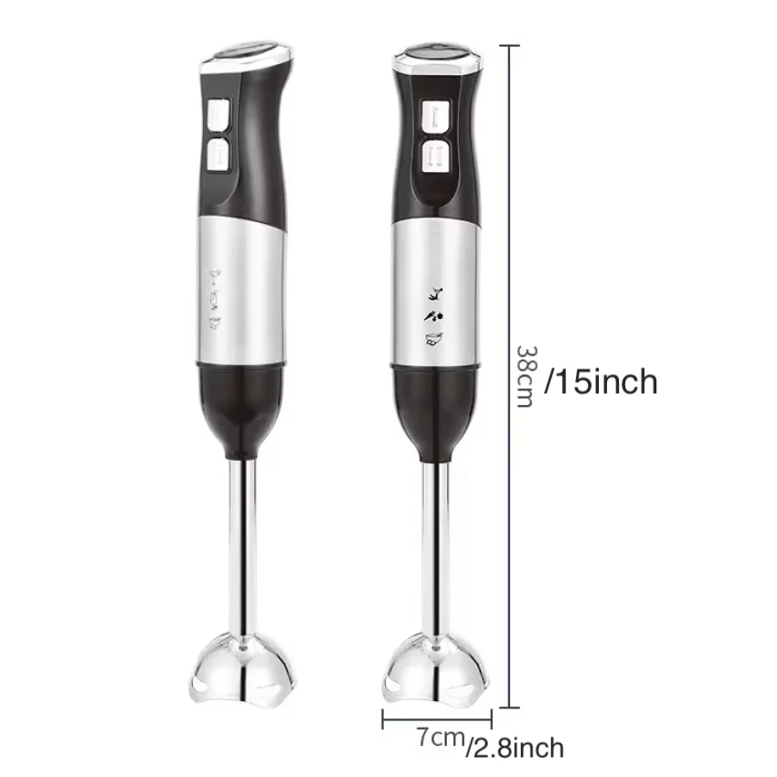 Economical Hand Blender 4 In 1 Set Industrial Mixer Chopper Immersion Stick Blender