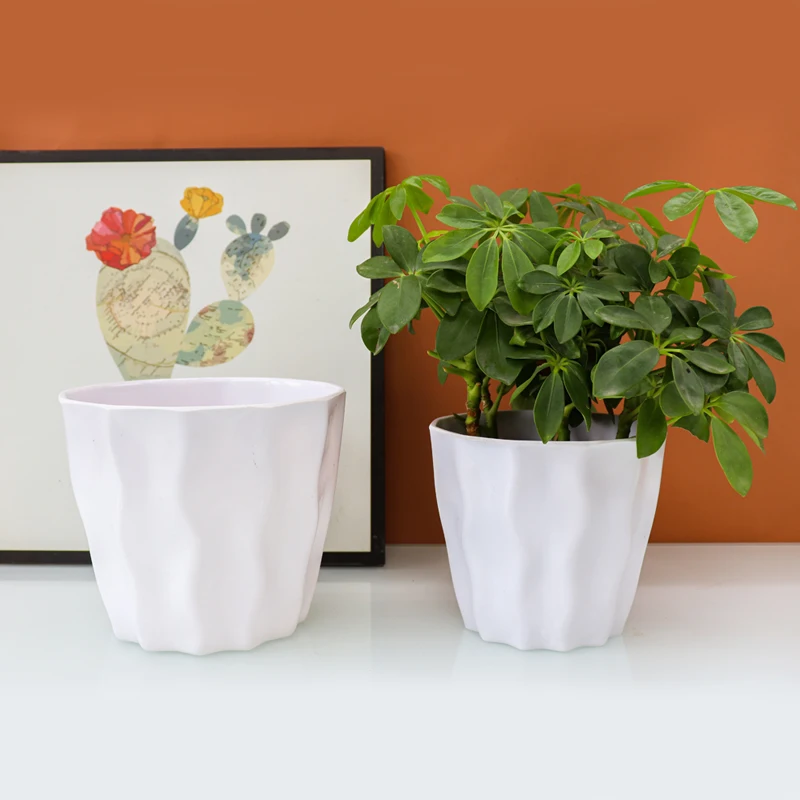 Custom All Sizes Indoor Outdoor Planters Nursery Seedling Plastic Plant Flower Pot For Home Garden