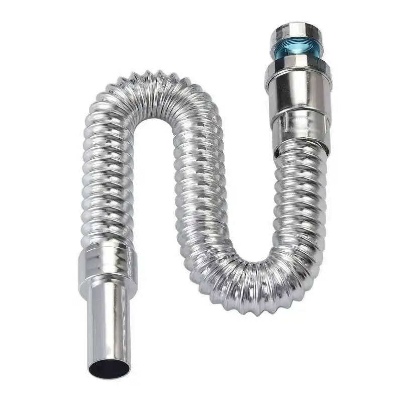 Wholesale Deodorant Bathroom Water Hose Wash Basin Water Pipe ABS With Steel Wire Water Pipe PATE