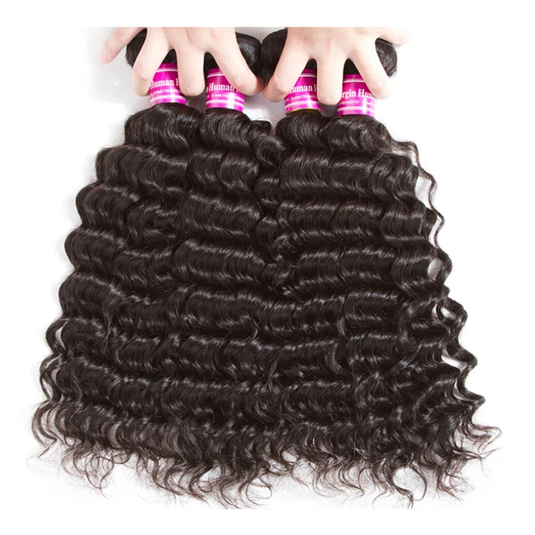 High Quality Unprocessed Cuticle Remy Aligned Keratin Hair Extensions Full Thick Bottom White Deep Wave Weaving Wholesale Human