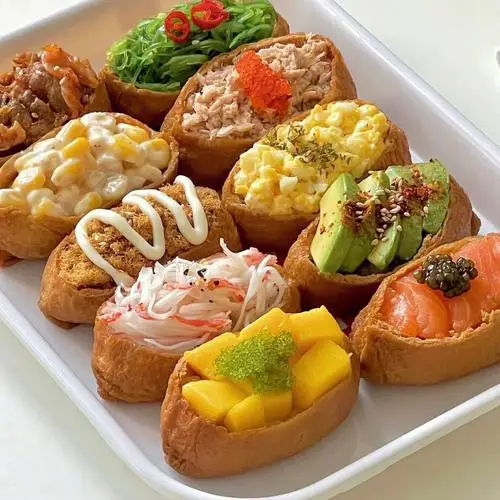 Оптовая продажа сушеные жареные Инари тофу закуски японские суши для продажи